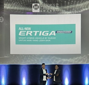 Suzuki meraih penghargaan di Marketeers Editors Choice Award 2022 (foto/ist)